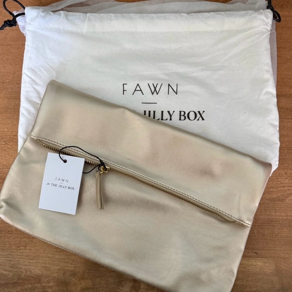 Fawn Women's Gold Clutch Bag